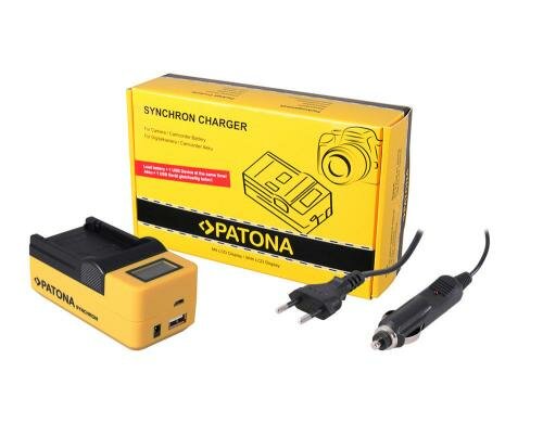 PATONA Synchron USB Ladegerät Canon BP808 für Canon BP808, BP819
