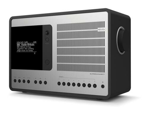 Revo SuperConnect, DAB+ Internetradio Spotify, Bluetooth, Satin Schwarz/Silber