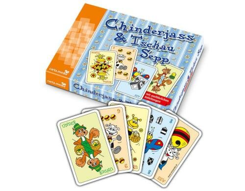 Chinderjass + Tschau Sepp Alter: 6+, 2-4 Spieler,