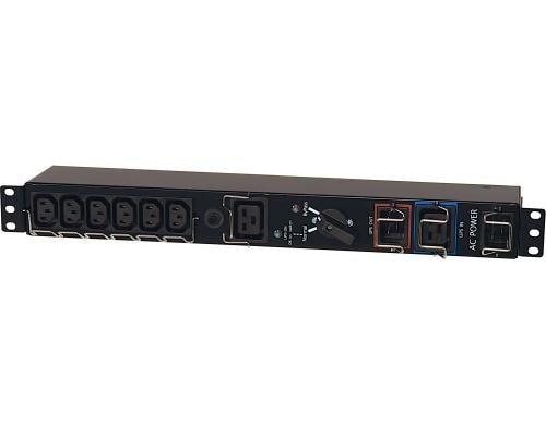 SICOTEC-USV Service-Bypass, 16A Service Bypass/PDU für USV bis 3kVA, 1 HE,