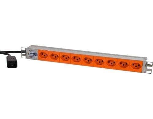 SICOTEC-USV Steckdosenleiste, 9xT23 USV Steckdosenleiste 19 9xT23