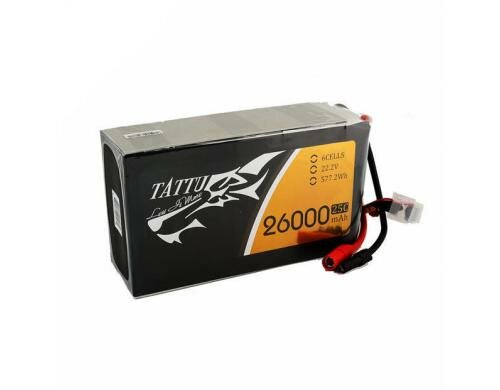 Tattu LiPo-Akku 22.2V 26000mAh 25C 201x122x65mm/3168g