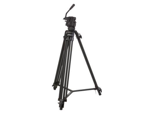 Dörr Foto- & Videostativ DV-1980 2-Wege Fluid Neigekopf mit langem Griff