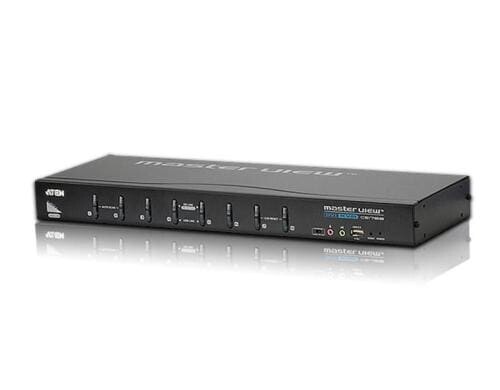Aten CS1768: DVI KVM Switch, 8Port inkl.2 Kabelsätze 1.8 Meter