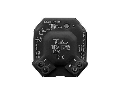 Feller EDIZIOdue LED-Universal-Drehdimmer Einbau, 4-100W ohmisch, 4-20W LED