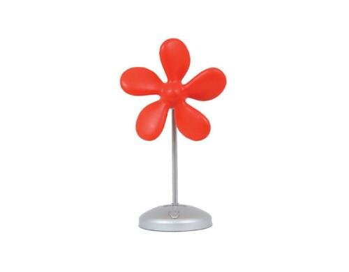 Sonnenkönig Tischventilator Flower Fan Rot 3 Geschwindigkeitsstufen