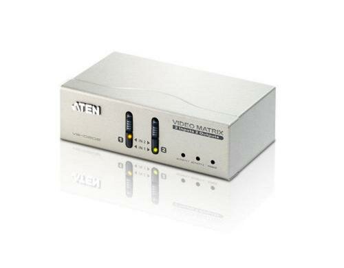 Aten 2Port VGA-Matrix-Switchbox. 1920x1440, 2 Monitore/Beamer an 2 PCs