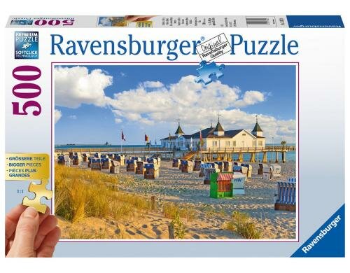 Strandkörbe in Ahlbeck 500 Teile, Gold Edition
