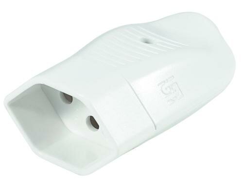 STEFFEN STEKO LOCK Kupplung T13 weiss verriegelt mit STEKO LOCK Stecker