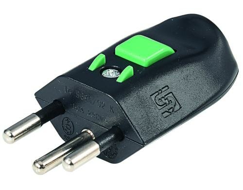 STEFFEN STEKO LOCK Stecker T12 schwarz verriegelt mit STEKO LOCK Kupplung