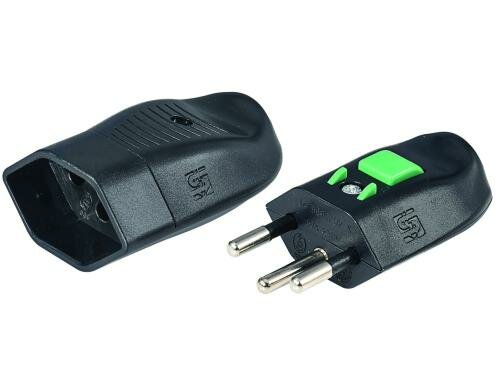 STEFFEN STEKO LOCK Set Kupplung Stecker schwarz