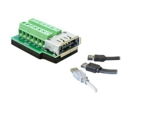 Delock Terminalblock eSATApd Buchse mit Pad 14 Pin Terminalblock, Pitch 3.81, 5+12Volt