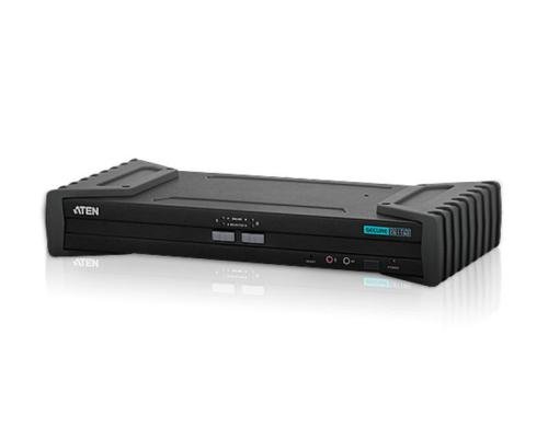 Aten CS1182: Secure DVI KVM Switch, 2Port NIAP zert, isolierte Kanäle, Dual Link