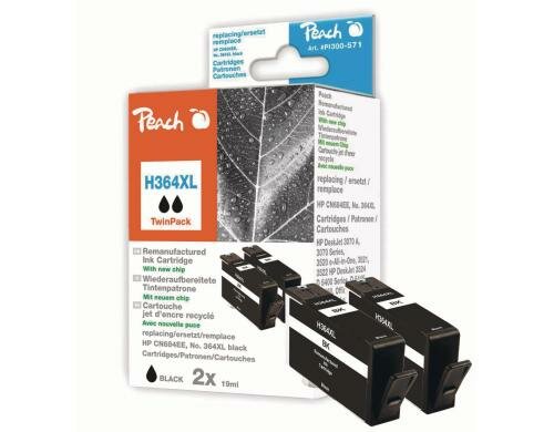 Peach Tinte HP CB684EE Nr. 364XL black 2X19ml 2X710ml