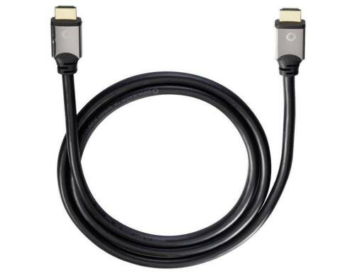 Oehlbach HDMI Kabel, Black Magic 0.75m High Speed mit Ethernet, vergoldet