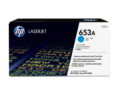 HP Toner 653A - Cyan (CF321A) Seitenkapazität ~ 16500 Seiten