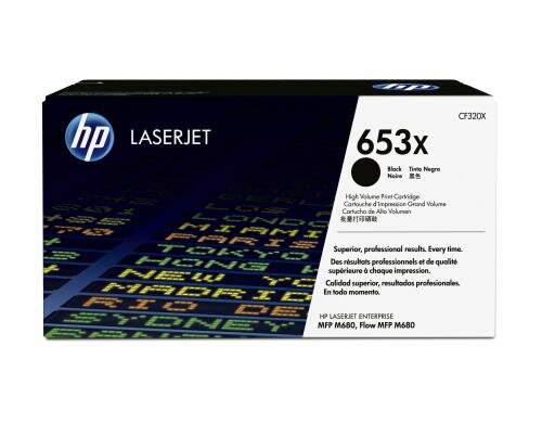 HP Toner 653X - Black (CF320X) Seitenkapazität ~ 21000 Seiten