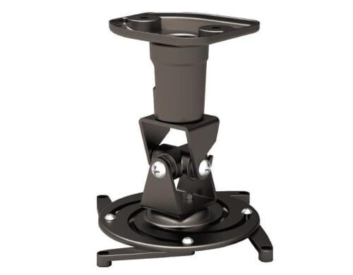 PureMounts Spider Plus Projektorhalterung schwarz, Bis 15Kg, Neig- und Schwenkbar