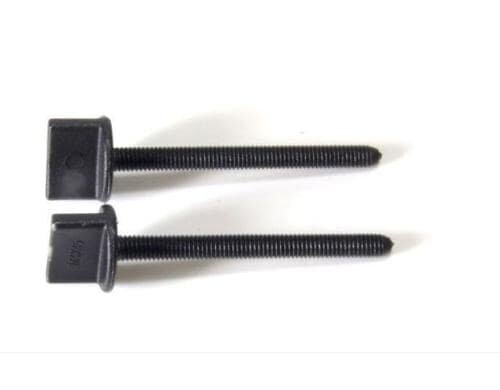 EP M4x45mm Flügelschraube Nylon, 1 Paar schwarz