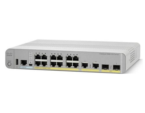Cisco 3560CX-12PD-S: 12 Port IP Base Switch 12xGE, 12xPoE+ (240W), 2xSFP+ 10G