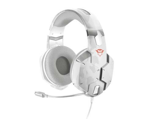 Trust GXT 322W Gaming Headset white camoufl mit Mikrofon, 3.5mm Klinkersteker
