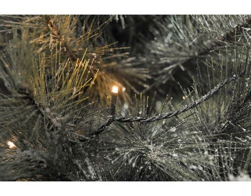 Konstsmide LK Micro LED, 120 LED, Outdoor Bernstein, schwarzes Kabel