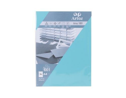 Artoz 1001 A4 220g türkis 5 Kartons copy, laser, inkjet write, watermark, coton