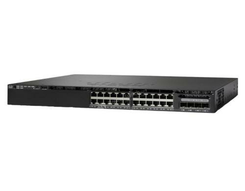 Cisco 3650-24PD-E: 24 Port IPS Switch 24xGE, 24xPoE+ (720W), 2xSFP+ 10G