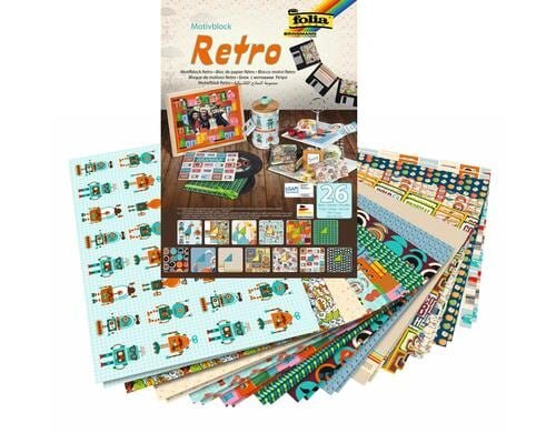 Folia Motivblock Retro