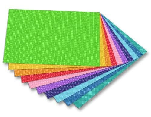 Folia Motivblock 2-seitig Punkte