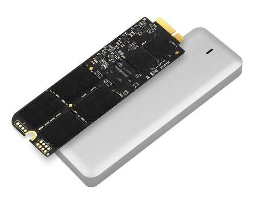 Transcend SSD JetDrive 725 480GB, MLC mSATA, lesen 570MB/s, schreiben 460MB/s
