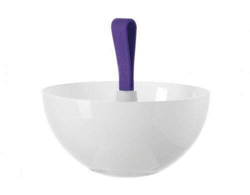 Leonardo Schale Nico weiss/violett Opalglas