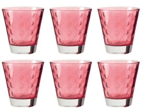 Leonardo Glas Optic rubino 215ml 6er Set