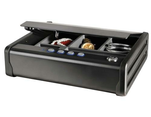 Masterlock Pistolen-und Kompaktsafe MLD08E Digitale Kombination mit Override Schlüssel