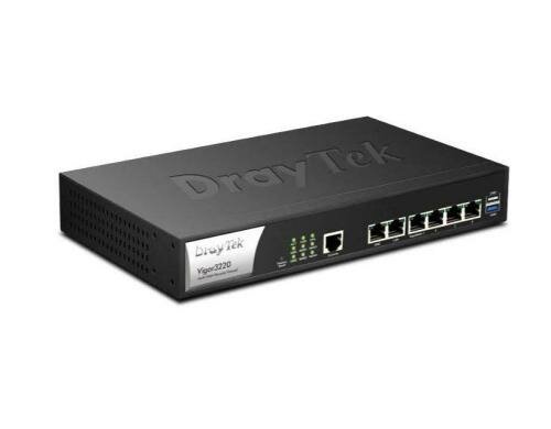 DrayTek Vigor2952:VPN-Router,100xVPN/50xSSL 4xLAN GE, 2xWAN, 1xSFP, 2xUSB