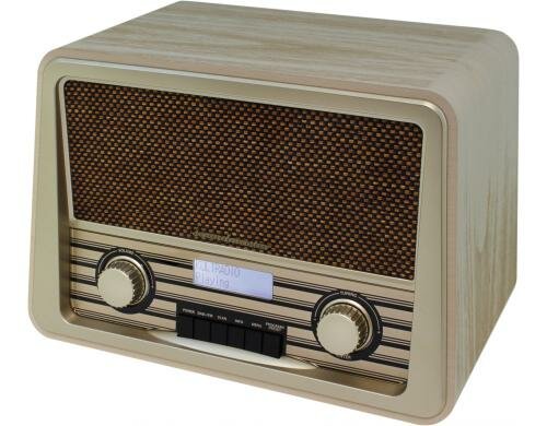 Soundmaster NR920, Nostalgie DAB+ Radio Crème, Netz- und Batteriebetrieb