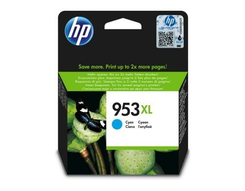 HP Tinte Nr. 953XL - Cyan (F6U16AE) Seitenkapazität ~ 1600 Seiten