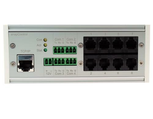 EVN Mediensteuerung 4xSeriell, TCP/IP, 8 Taster