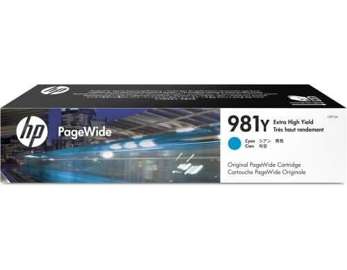 HP Tinte Nr. 981Y - Cyan (L0R13A) Seitenkapazität ~ 16000 Seiten