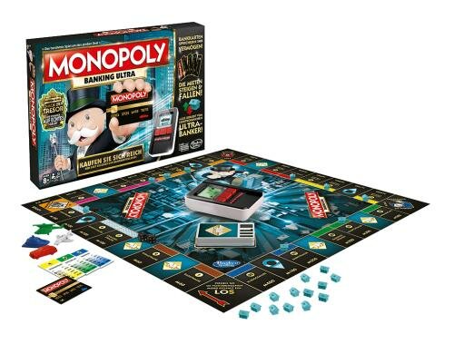 Monopoly Ultimate Banking 2-4 Spieler, Alter ab 8 Jahren