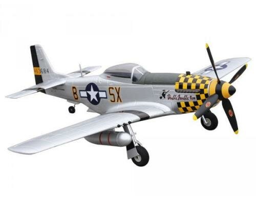 Amewi RC-Flugmodell Mustang P-51D Warbird, PNP, 4-Kanal, gelb