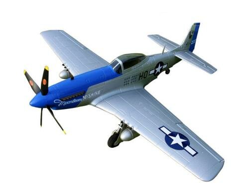 Amewi RC-Flugmodell Mustang P-51D Warbird, PNP, 4-Kanal, blau