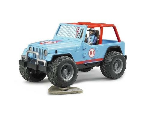Bruder Jeep Cross Country racer Blau/ 4+