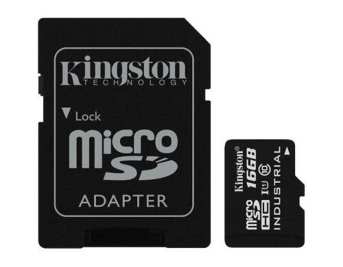 Kingston micro SDHC Industrial Trade 16GB UHS-I Class 10 + SD Adapter