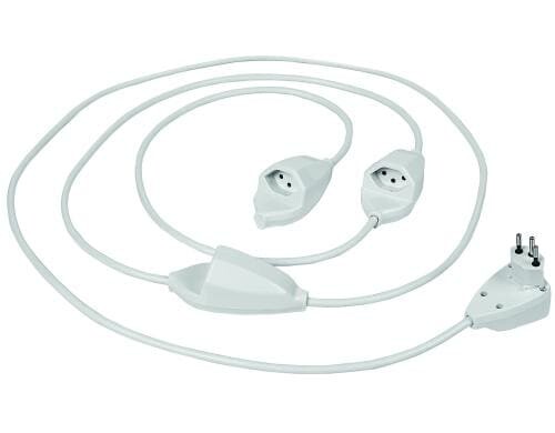 STEFFEN Verlängerung OCTOPUS 3m 3xT13 3-polig 3x1mm2, Steckdosenabstand 75cm