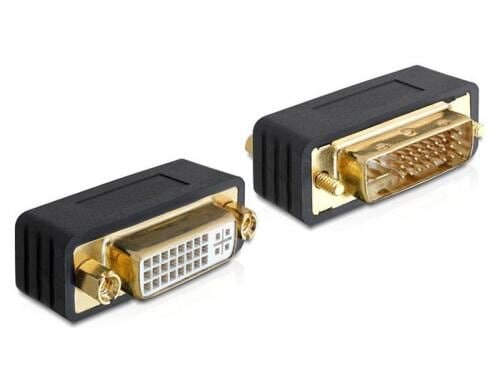 Delock Adapter DVI-I Port Schutz DVI-I Buchse auf DVI-I Stecker