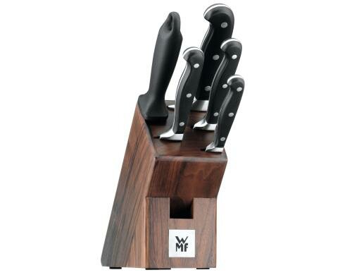 WMF Messerblock Walnuss aus edlem Walnussholz