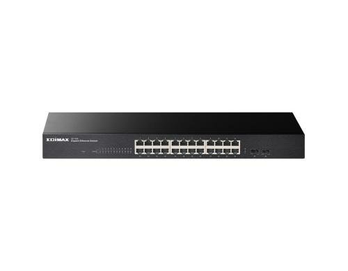 Edimax GS-1026: 24 Port Switch 1Gbps, 2xSFP 19 Rackmount inkl. Montagekit