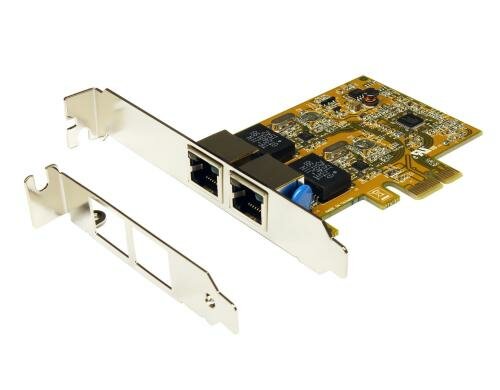 Exsys EX-6072-3:2x1Gbps PCIx1 Netzwerkkarte 2x RTL8111E Chipset,