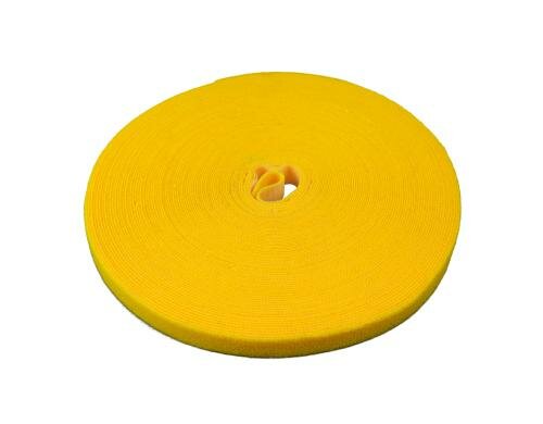 Label-the-cable Klettbandrolle ROLL STRAP gelb, 25 m